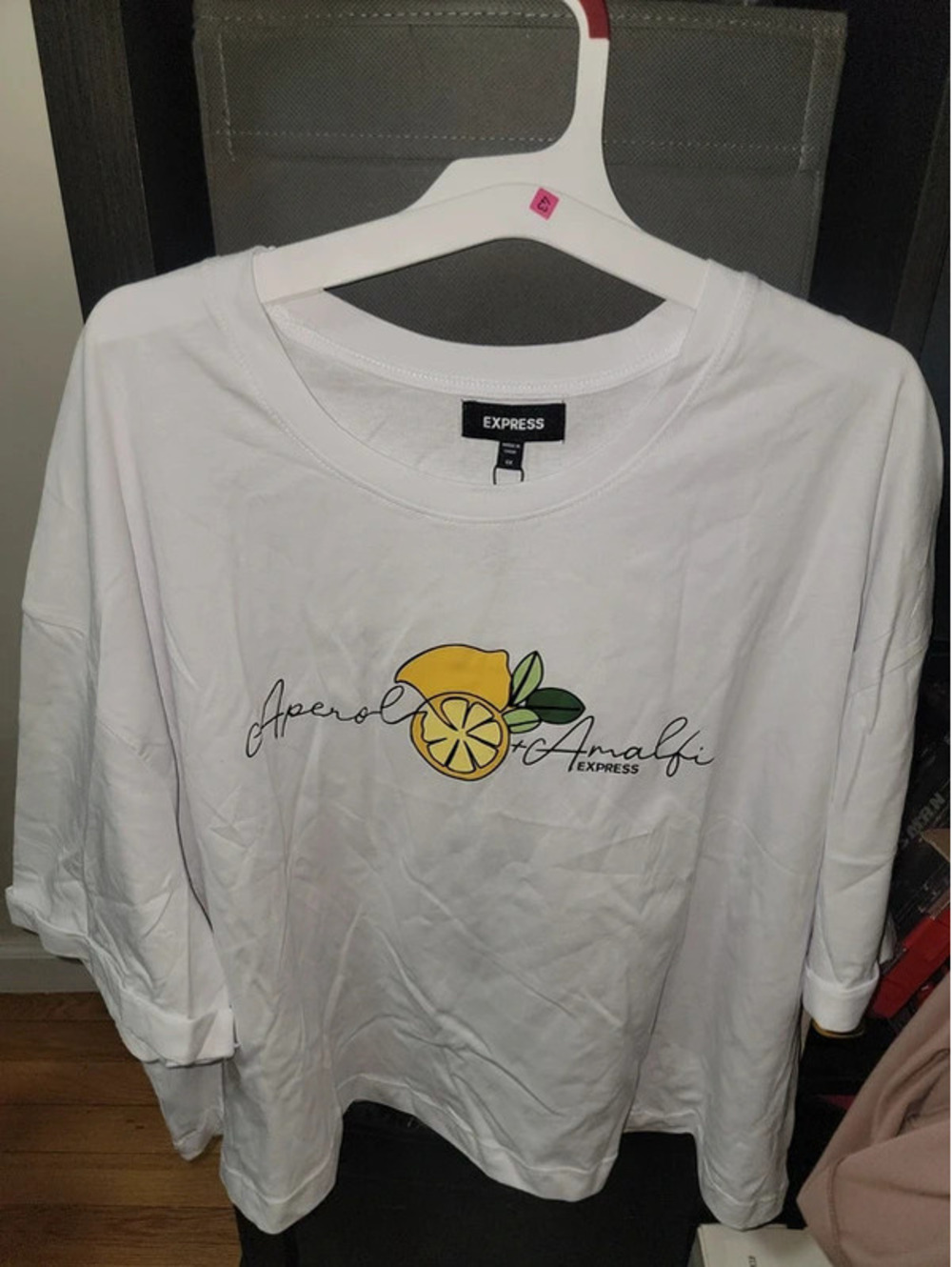 Express boxy crop tee size 1x